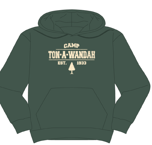 Independent Trading Alpine Green Hooded Sweatshirt